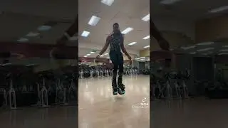 Witness the Phenomenal Skills of Jumping Jackson as He Masters FitBoots! #fitness #exercise