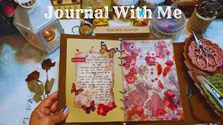 Journal with me..for 'Hautbois Diary'☺️🤗❤️#journalwithme #scrapbooking #collagejournaling#journaling