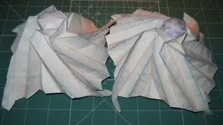 Origami tutorial hexagonal hat tent (old and new versions)