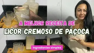 LICOR  CREMOSO de PAÇOCA 🥜| Fácil, rápido e irresistível #licordepaçoca