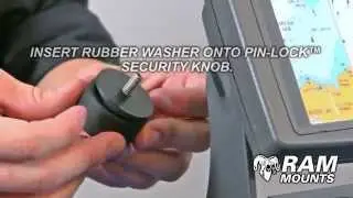 RAM&reg; Pin Lock&trade; Security Knob   Gimbal Brackets - iboats.com