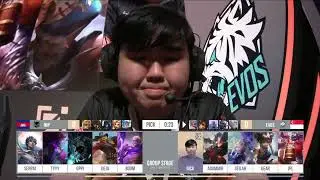 MSC 2022 Group Stage Day 2 game 1 | Impunity KH vs EVOS SG