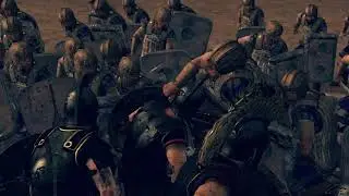 Rome 2: 40 Myrmidons vs Trojan Army