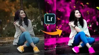 Lightroom New Pink Tone Photo Editing Tutorial | Lightroom Background Colour Change | RMZ Editing