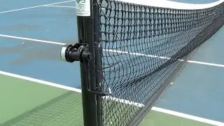 How to Lower a Tennis Net Using a DH4013 Courtmaster Net Post Crank