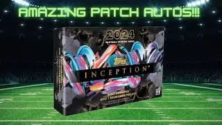GAME USED PATCHES!!! 2024 Topps Inception Football Hobby Box Opening