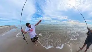 CHASING POMPANO IN PADRE ISLAND!