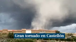 Impresionante tornado en Vilafranca