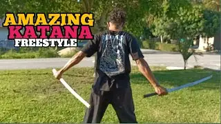 TES KATANA SUPER BUAT FREESTYLE, | AKROBATIK KEREN BERMAIN KATANA PENDEKAR PAGAR NUSA