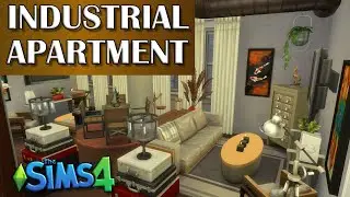 Industrial Apartment || Sims 4 || Speed Build || No CC