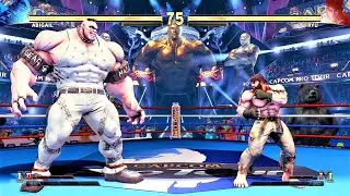 Abigail vs Ryu (Hardest AI) - Street Fighter V