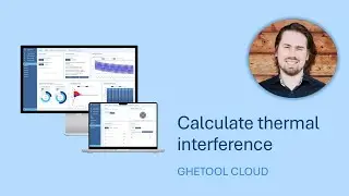Calculate the thermal interference in GHEtool Cloud
