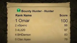 I AM RANK 1 IN NEW BOUNTY HUNTER