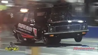 TOP COMP TORANA CRAZY PASS AT THE MOTORPLEX!!