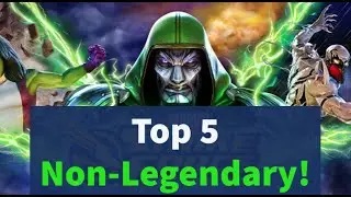 My Top 5 Non-Legendary Characters in Marvel Strike Force! | Guide - Free to play