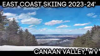 Skiing Canaan Valley Ski Resort - West Virginia | WV Skiing (2-15-2024)