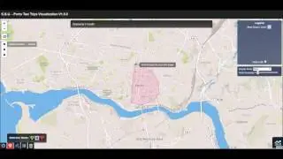 Porto City Taxi Trip Visualization system