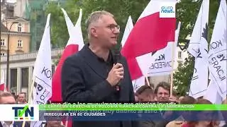 LA EXTREMA DERECHA DE POLONIA MARCHA CONTRA LA INMIGRACI&Ograve;N IRREGULAR EN 80 CIUDADES