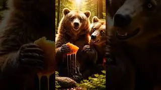 Life is better when there&rsquo;s honey&hellip; and good friend #bear#honey#friends#cute#funny#wild#animal#viral