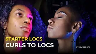 3C Curls to Two Strand Twist Locs | Starter Locs Journey