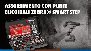 Assortimento con punte elicoidali Zebra&reg; Smart Step in anteprima | W&uuml;rth Italia