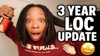 My 3 Year Loc Journey 🌱 | CRAZY Growth from Starter Locs to Now!