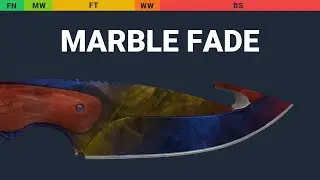 Gut Knife Marble Fade - Skin Float And Wear Preview