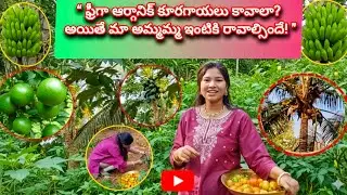 అమ్మమ్మ గారి తోట విశేషాలు 🌿🍅 🥥 🍌🍊 many more ...... 