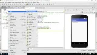 Example Option Menu Android