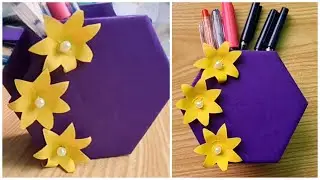 How To Make Easy Pen Stand | Pen Pencil Stand | Pen Holder Making