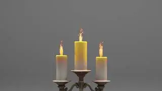 Realistic Candle Flames - Phoenix FD Fire Simulation | 3ds Max