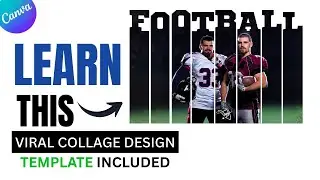 I Made a VIRAL Football Photo Collage in Canva Using This Easy Method