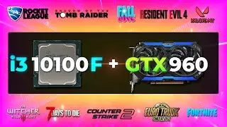 i3 10100F + GTX 960 2GB in 2025 | TEST IN 10 GAMES ✅