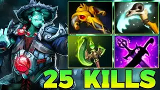 25 Kills Storm Spirit Dota 2 Pro Mid Lane Gameplay Guide Item Build Highlights 7.39 7.40