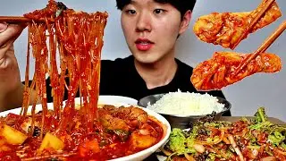 직접만든 닭도리탕 상추겉절이 정신없이 먹었습니다..! BRAISED SPICY CHICKEN STEW FRESH KIMCHI KOREAN FOOD ASMR MUKBANG
