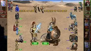 Heroes 3 COMBAT One year growth Tower vs Bulwark Artifact HoTA v1.8
