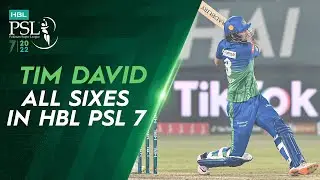Tim David All Sixes In HBL PSL 7 | ML2T