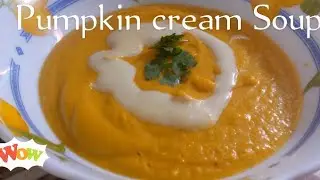 How to make Easy Pumpkin soup | Cream pumpkin soup | Amazing pumpkin soup healthy Recipe so Easy