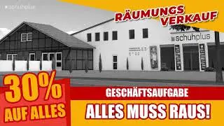 R&auml;umungsverkauf schuhplus D&ouml;rverden: 30% auf gro&szlig;e Damenschuhe & gro&szlig;e Herrenschuhe. NUR WENIGE TAGE