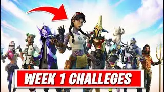 Fortnite Season 3 Week 1 Challenges *FULL* All Challenges (Aquaman Challenge) Guide & Location