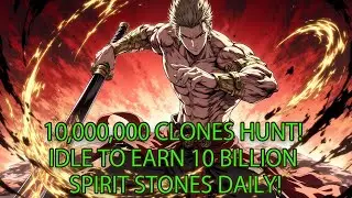 10,000,000 Clones Hunt! Idle to Earn 10 Billion Spirit Stones Daily!