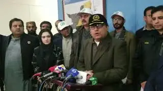 Imran Zarkoon DG PDMA Balochistan briefing media