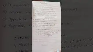 Inter Maths 1A syllabus and chapters weightage # Maths shorts