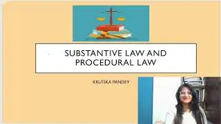 Do you know Substantive law aur Procedural Law kya hota hai? Go watch it then. #law #lawstudent