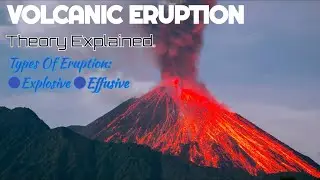 Volcanic Eruption | Types Of Eruption: Explosive And Effusive | Theory Explained.