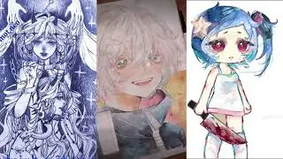 Đăng h này chắc ko ai xem. Tổng hợp 🌻 vẽ tiktok 🎨🪽🫧💯