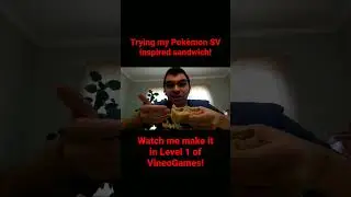 Trying My Pok&eacute;mon Scarlet & Violet Inspired Sandwich!