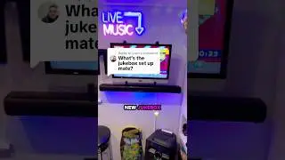 My Jukbox setup 🎶 #jukebox #mancave #jukeboxsetup