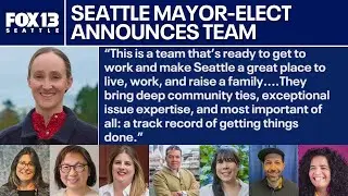 Seattle mayor-elect Katie Wilson announces senior staff team