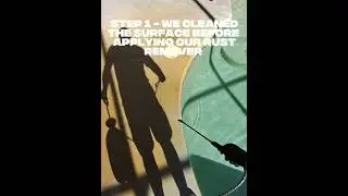 Rust Removal from Pooldeck #diy #housecleaning #volusiacounty #powerwashing #housewashing #pressure